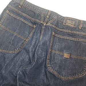 Marithe Francois Girbaud Men’s Denim Jeans Sz 40M X 30 Blue Cargo Baggy